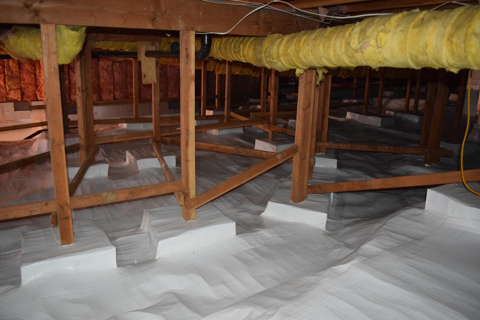 Crawl Space Encapsulation in Portland, OR Encapsulated crawl space in