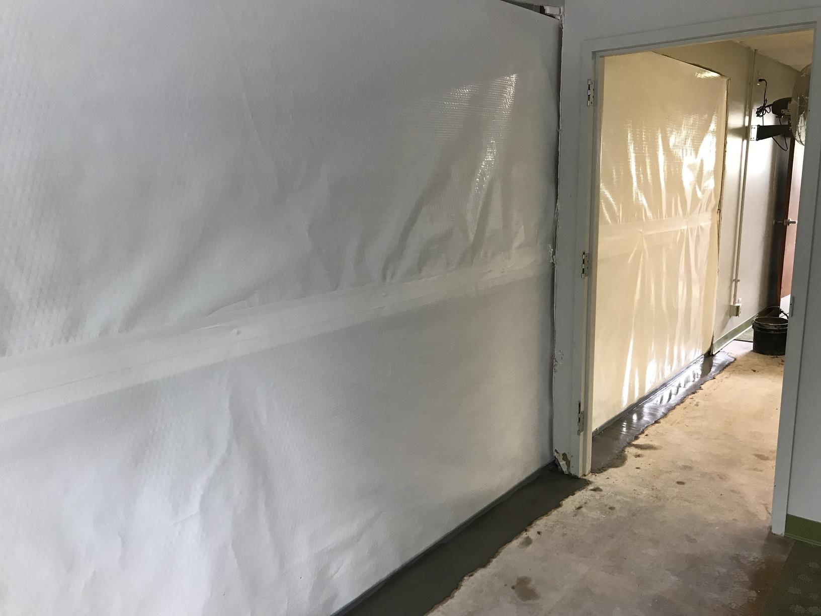 Basement Waterproofing Waterproofing Under A Wall Wall Covering
