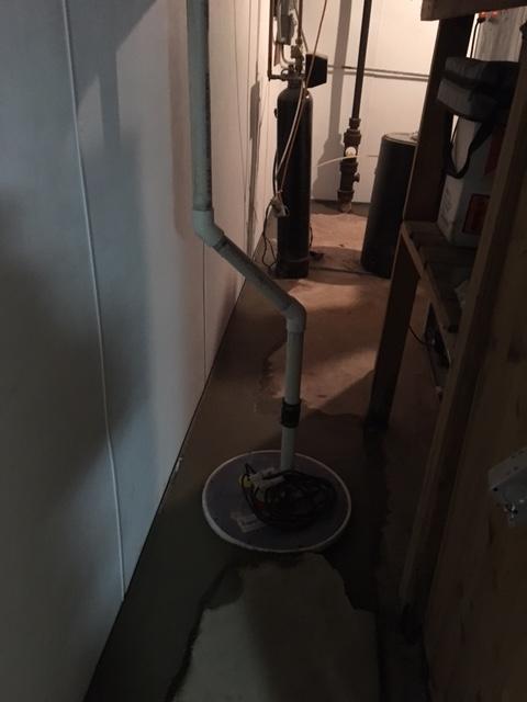 Basement Waterproofing - Check out the difference in this Madison