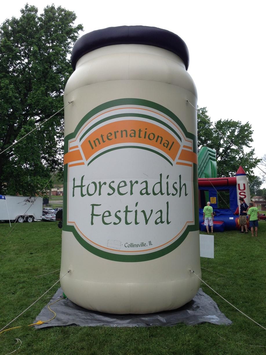 2014 International Horseradish Festival Giant Jar of Horseradish
