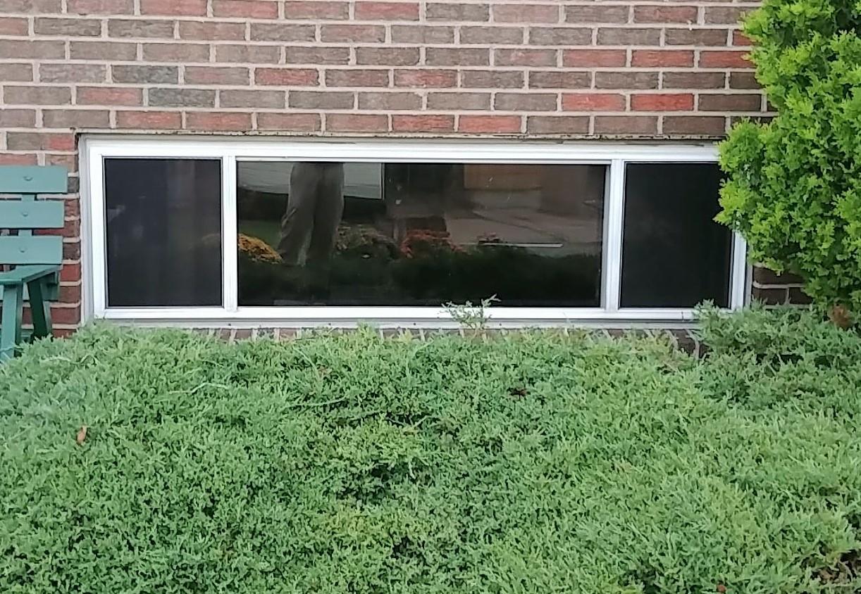 Windows Replaced in North Huntingdon, PA Ground Level Window (Before)
