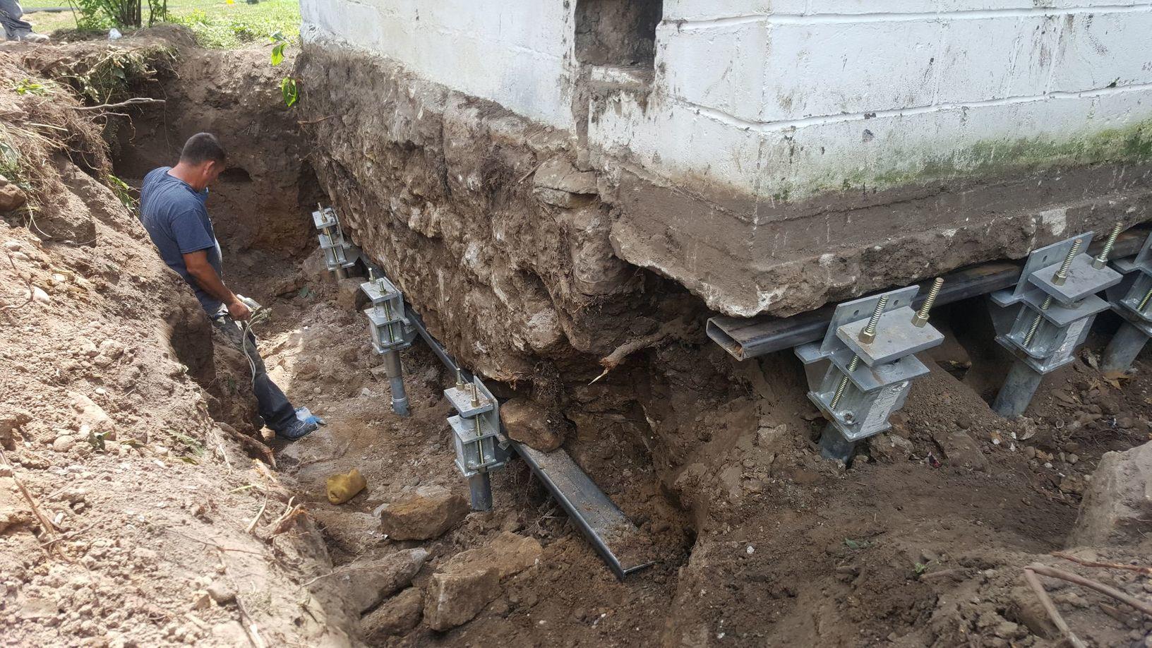 Illustration of Piers Foundation Repair For Homes In The Midwest