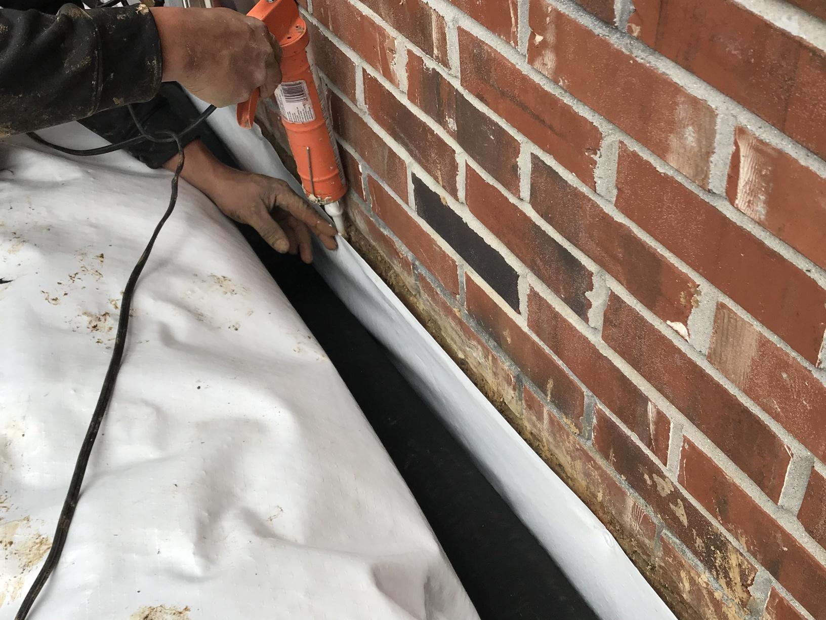 Basement Waterproofing Sill Plate Leak in Maryville, IL Sealed