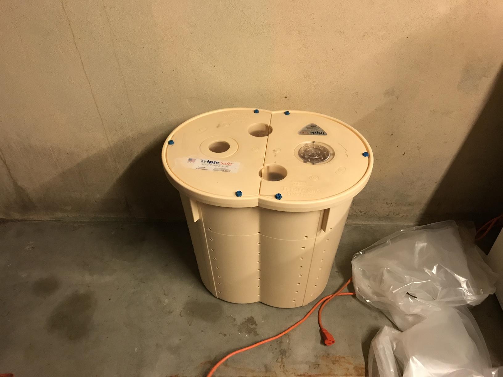 Basement Waterproofing Adding a Sump Pump, Florissant, MO TwinPAK