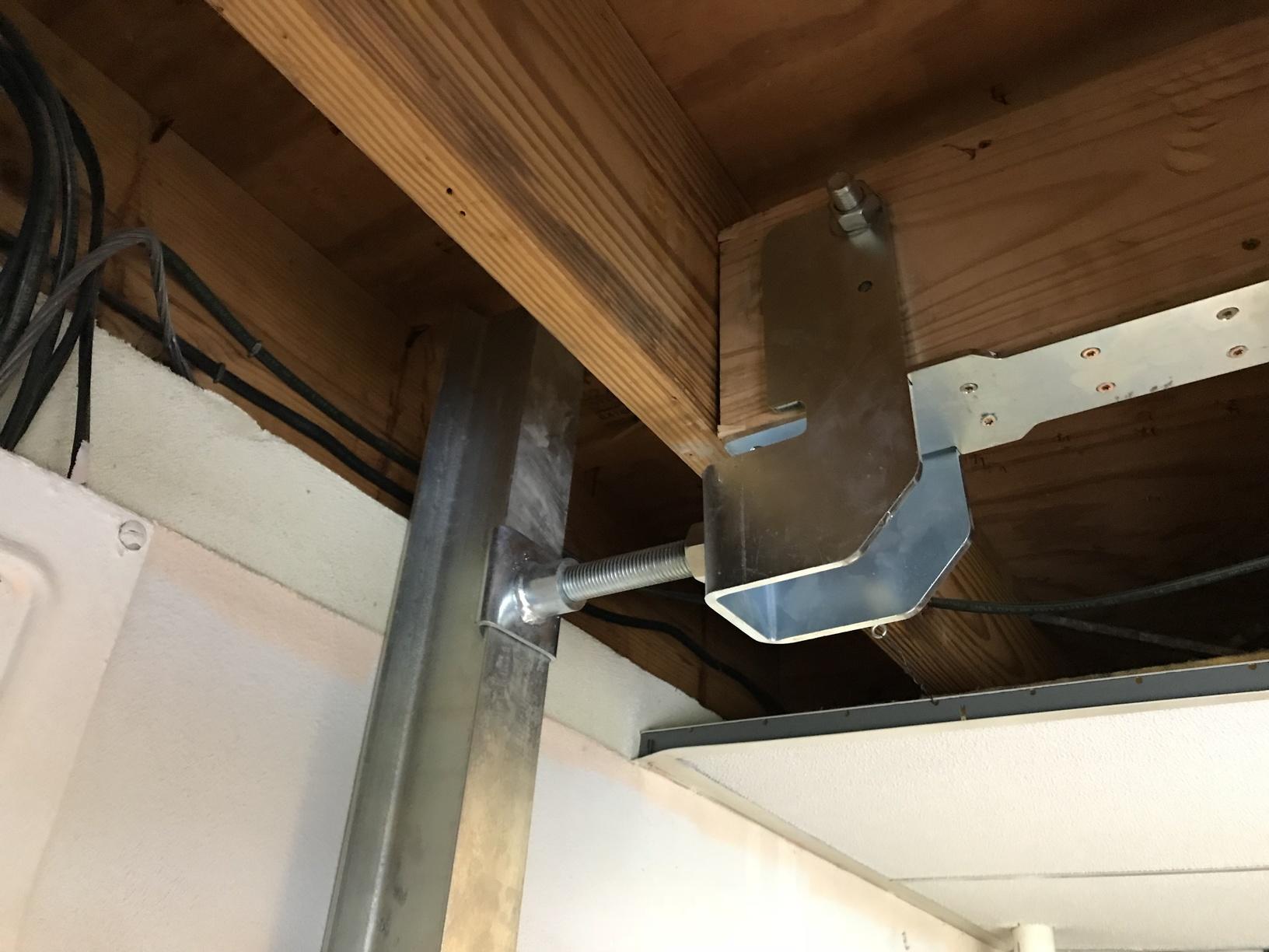 Foundation Repair Cracked Wall in Crestwood, MO Top Brace Bracket