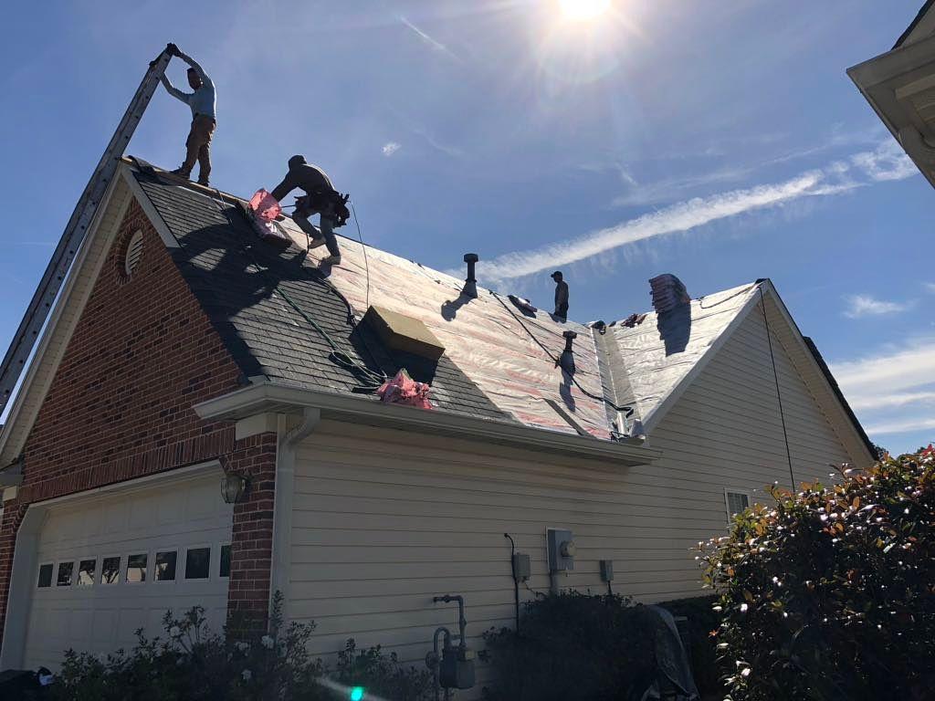 Roof Replacement In Newnan Ga Installation Garage Angle