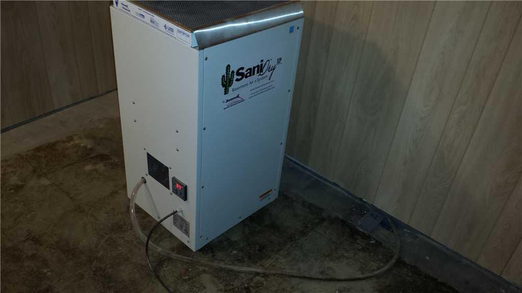 Basement Waterproofing - Flooded Family Basement in Pawnee, IL Installs