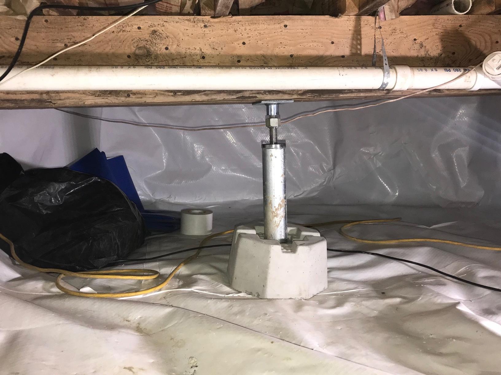SmartJacks used to resolve crawl space problems in Lexington, KY