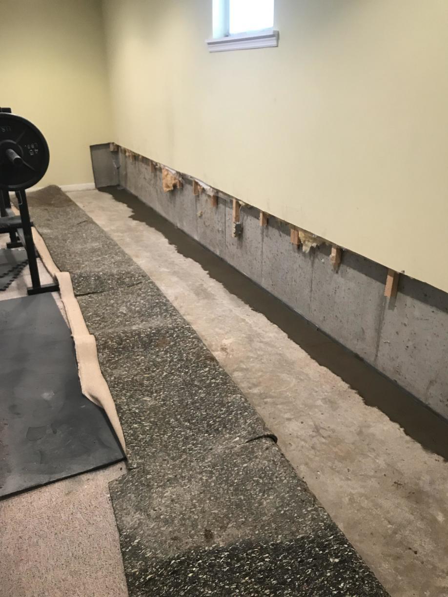 Basement Waterproofing Waterguard And Triplesafe Sump Resolve Water Problems In A Finished Basement In Villa Hills Ky Waterguard Basement Waterproofing System