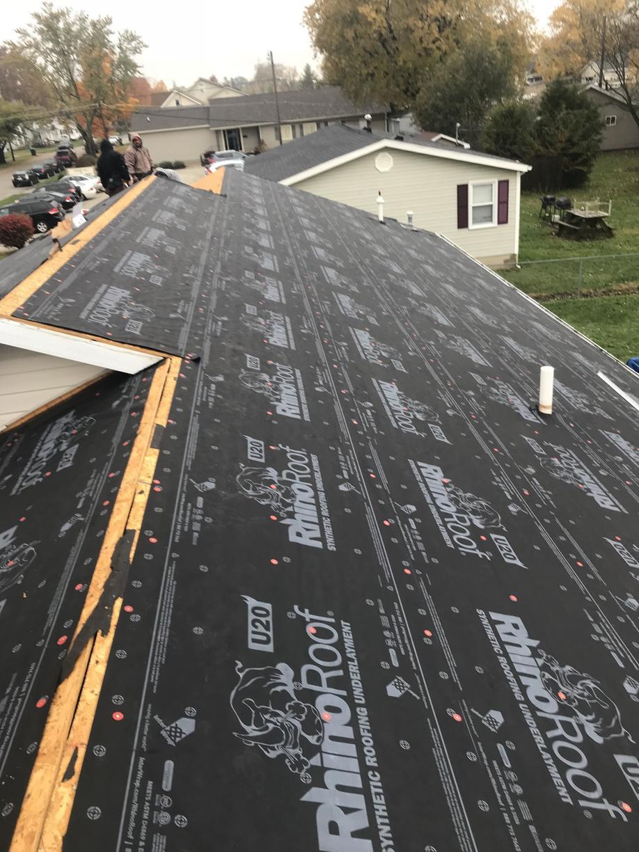 Roof Repair Roof Replacement After Hail Storm Damages Roof and Siding