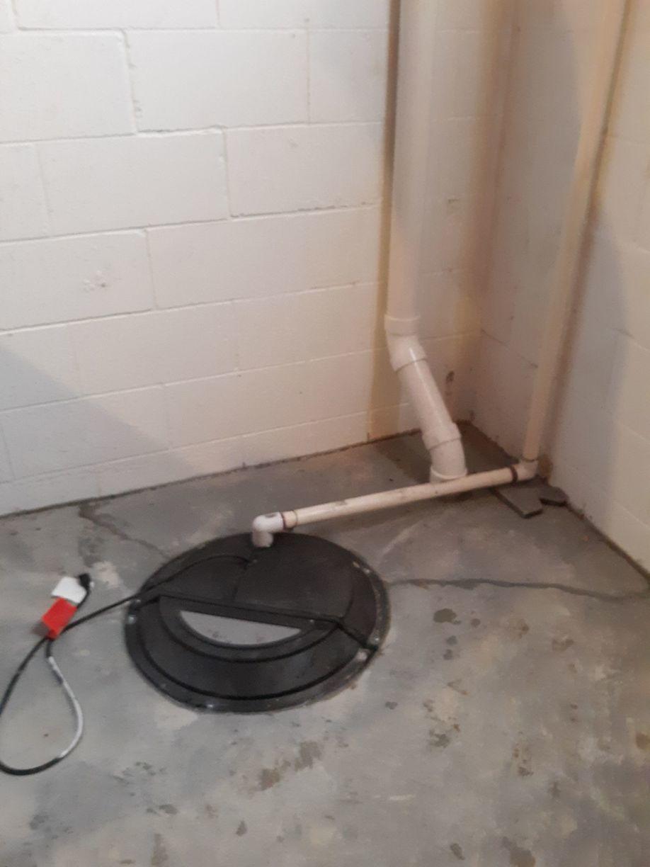 radon mitigation in sump pit