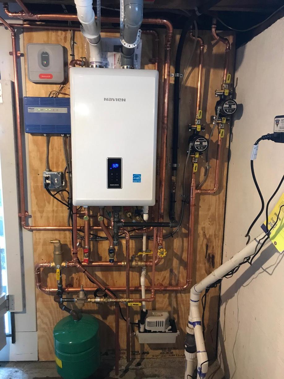 Wall Hung Boiler Installs The Navien Combi Boiler Completed For Our Customer In West Haven Ct