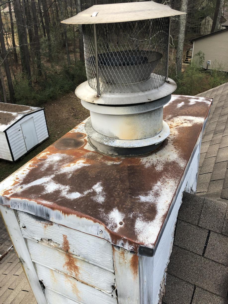 Additional Services Chimney Pan Old Chimney Cap