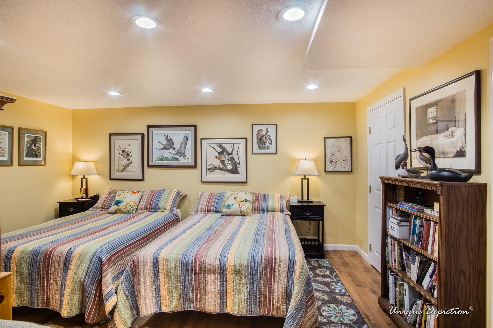 A Cheerful and Bright StudioStyle Finished Basement in Nashua, NH A