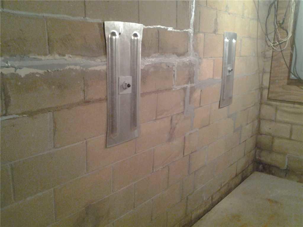 Foundation Repair Cracked & Bowing Wall in Freehold Repaired Wall