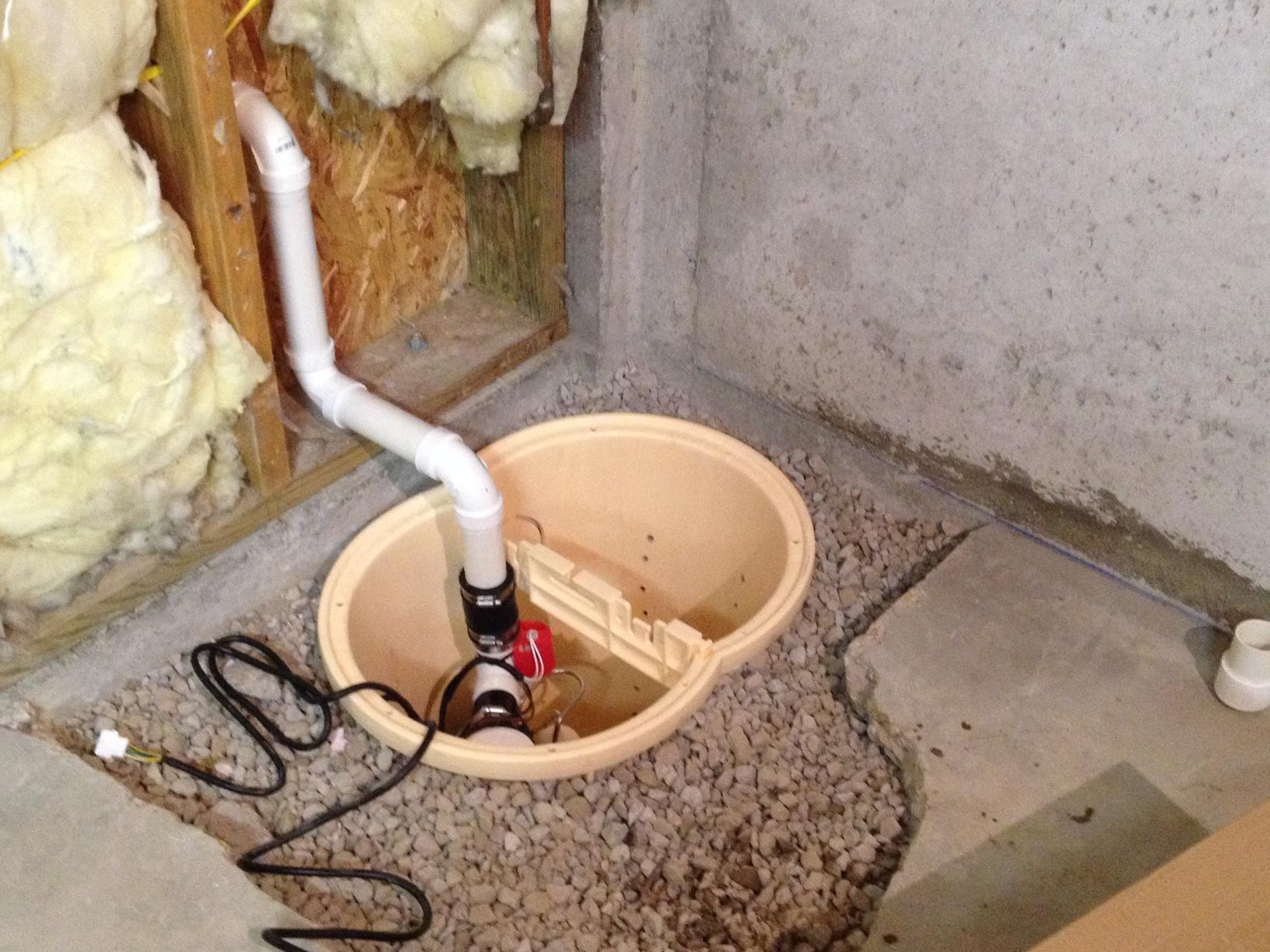 Basement Waterproofing Basement Sump Pump and Wall Crack Repair St