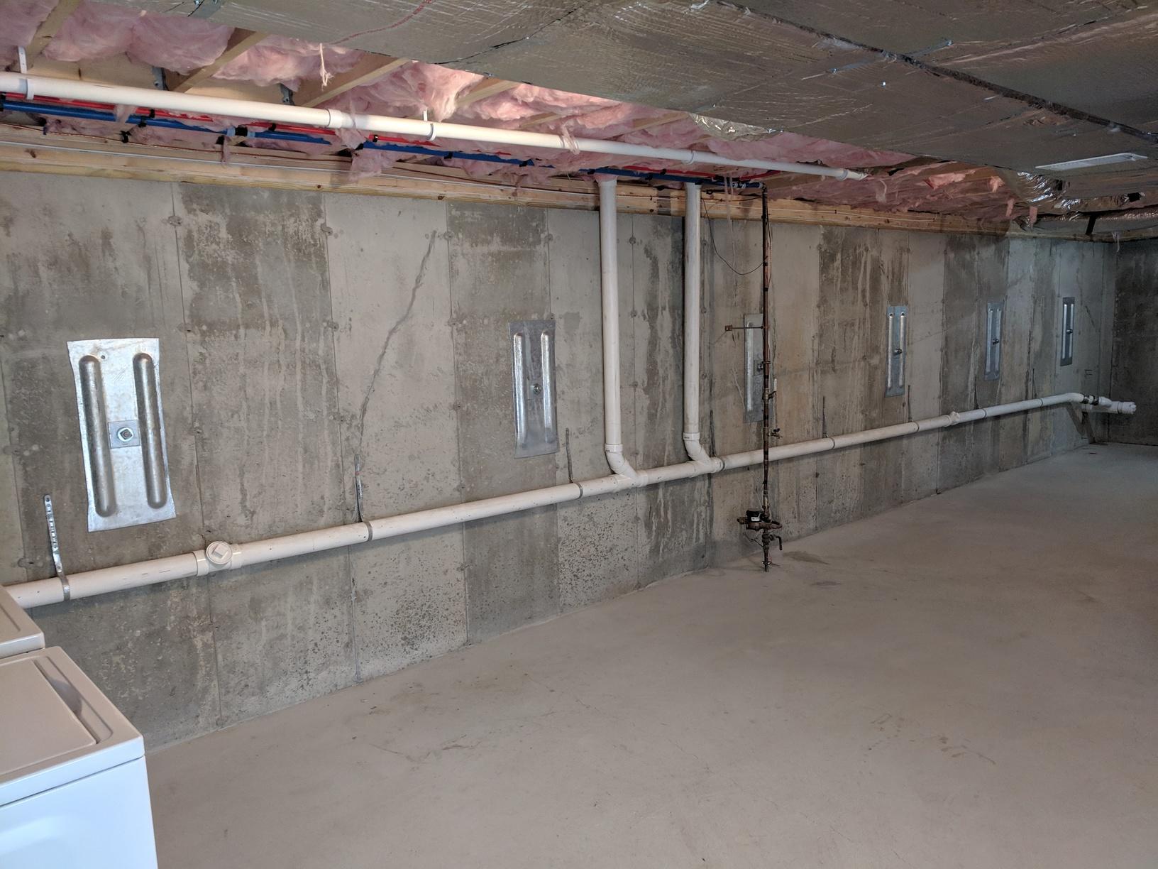 Leaning Foundation Wall, Nashua, NH GeoLocks Leaning Wall, Nashua, NH