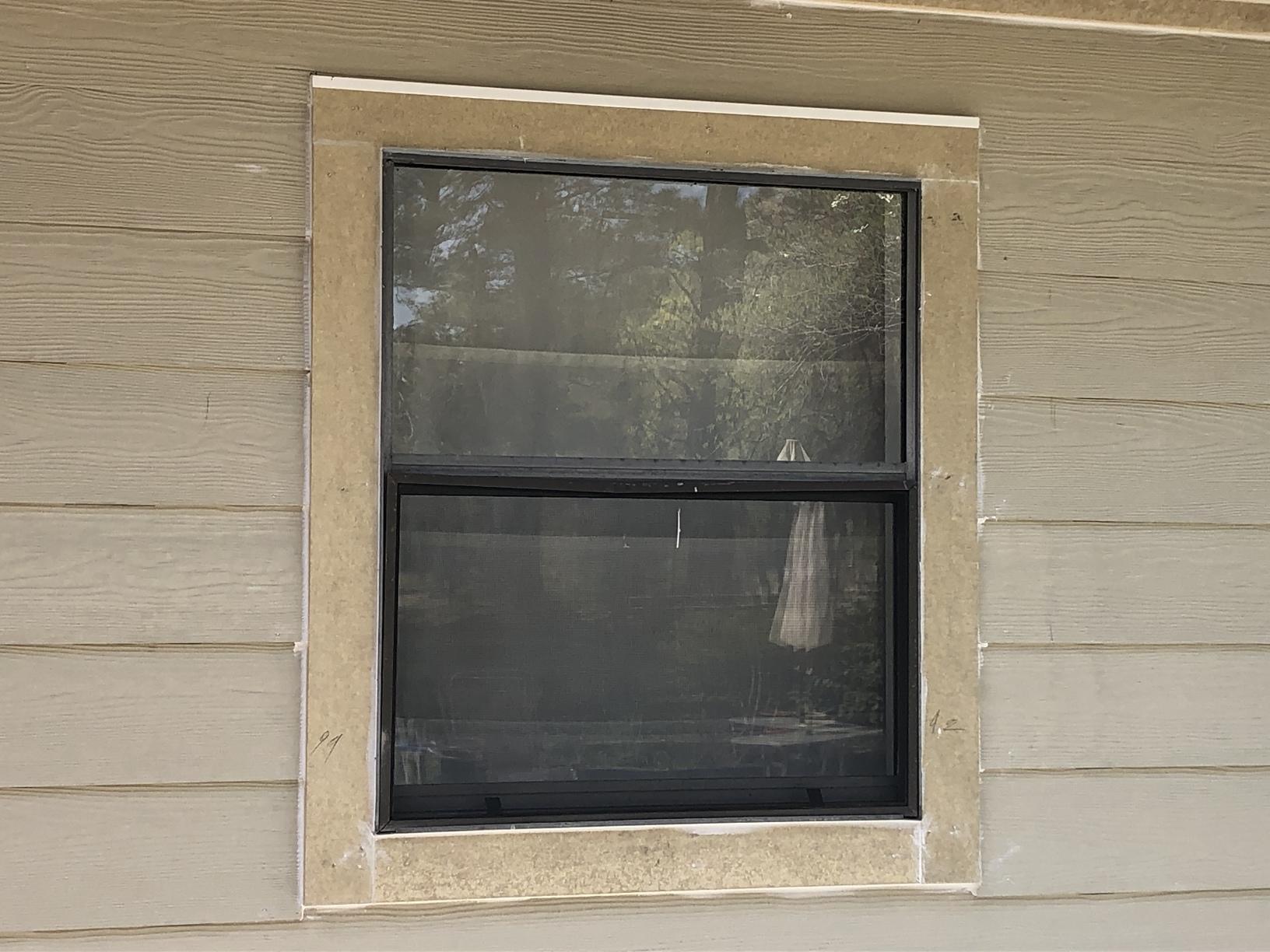 Siding Siding Remodel New window trim