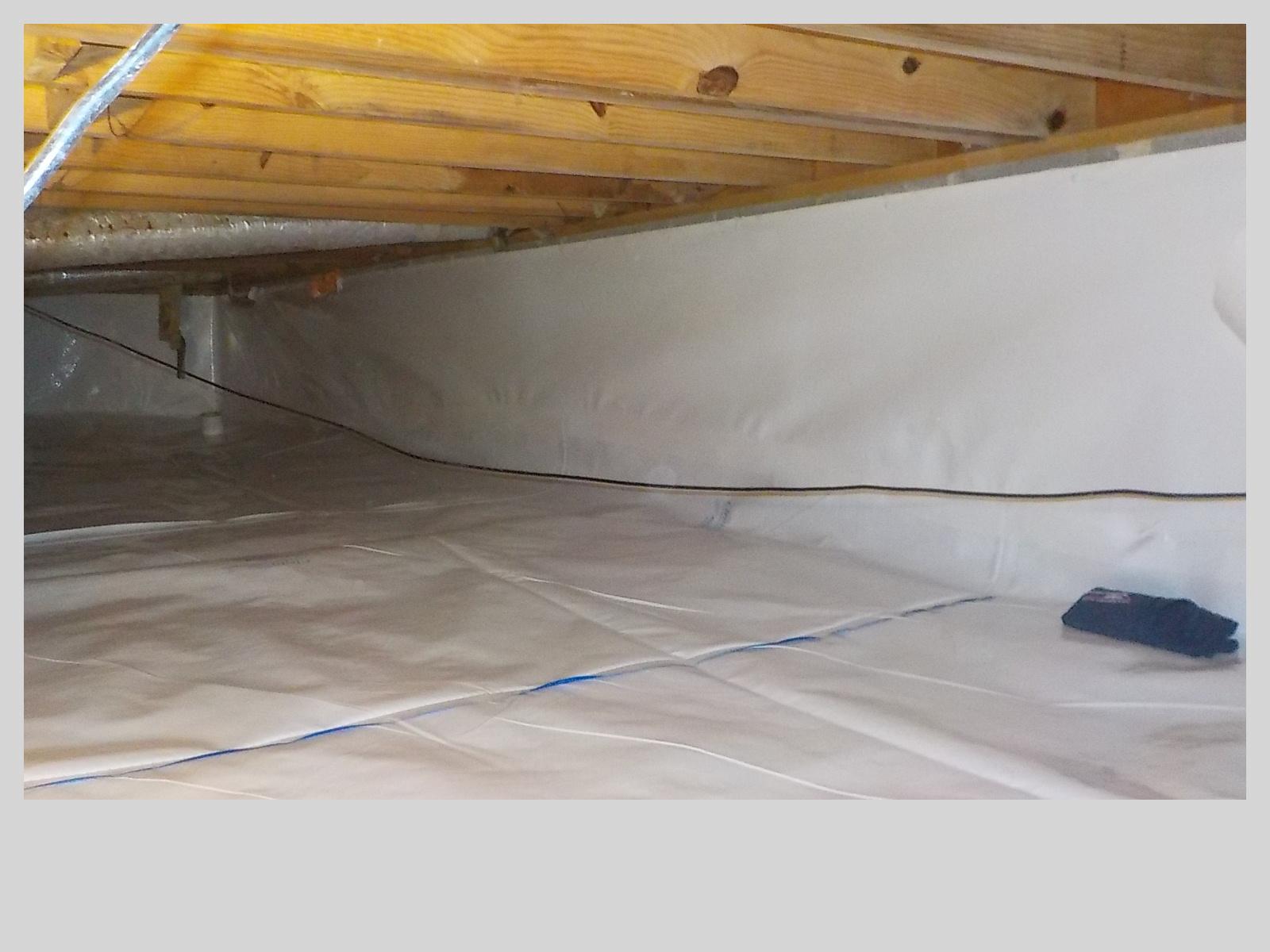 Basement Waterproofing Crawl Space Encapsulated in Columbia, TN