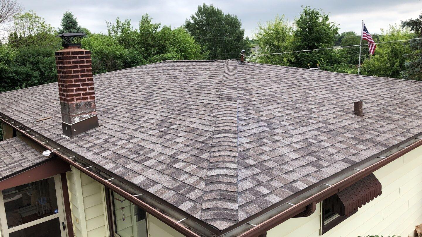 Roof Replacement CertainTeed Landmark Mission Brown Shingle