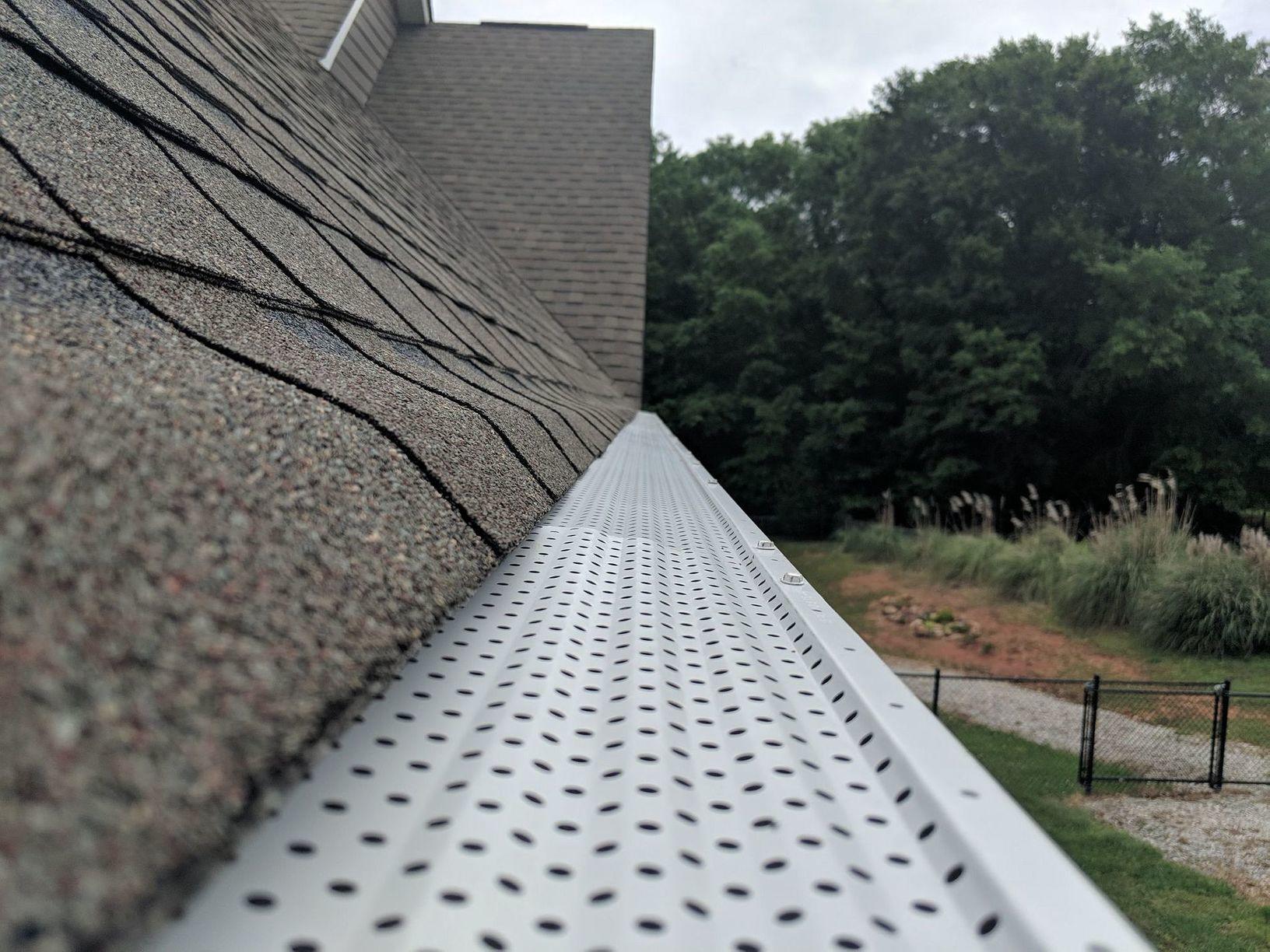 Gutters Downspouts Gutters Gutter Guards Installed In Griffin Ga Gutter Guards