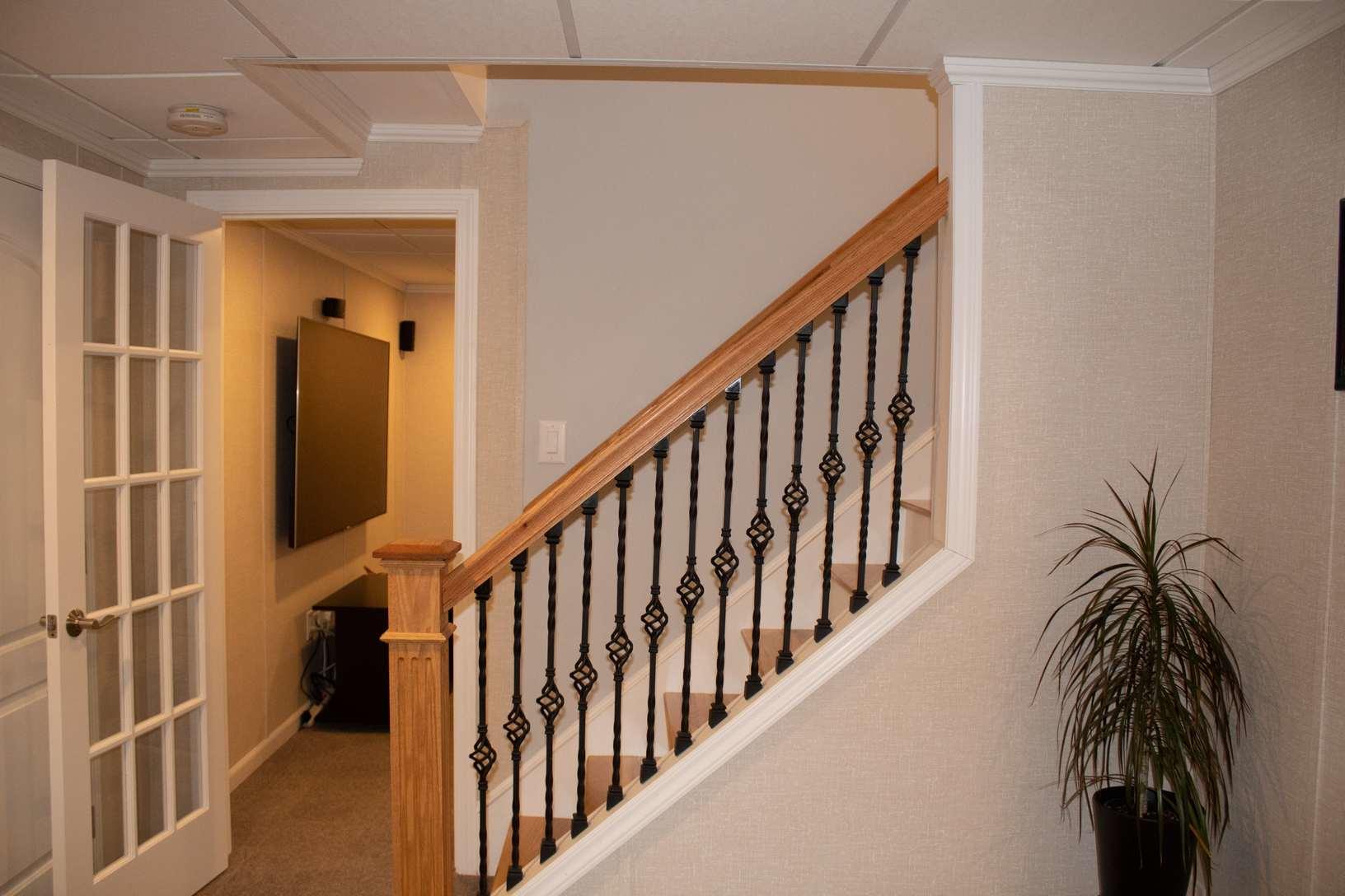 Basement Finishing - A Complete Transformation in Westford, MA - A ...