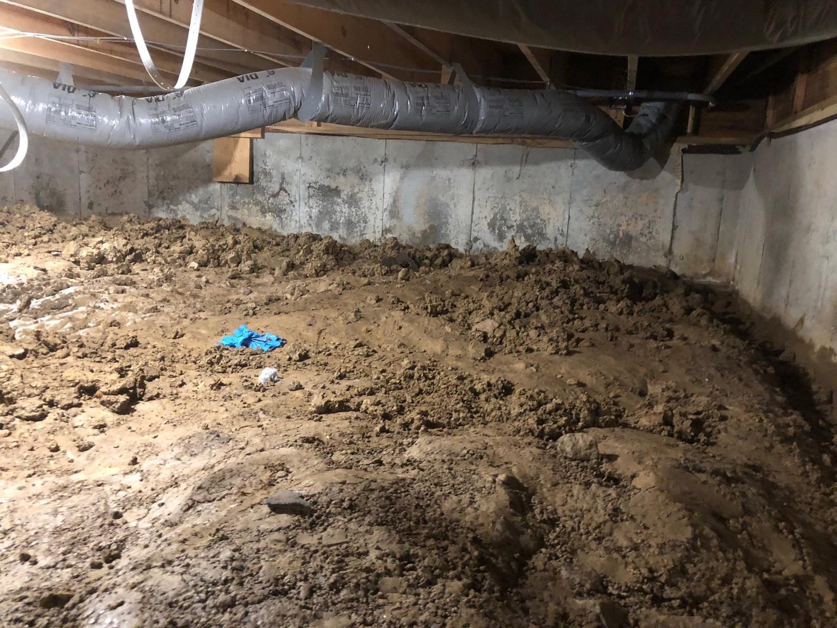 Foundation Repair Crawl Space Makeover Unsealed Crawl Space