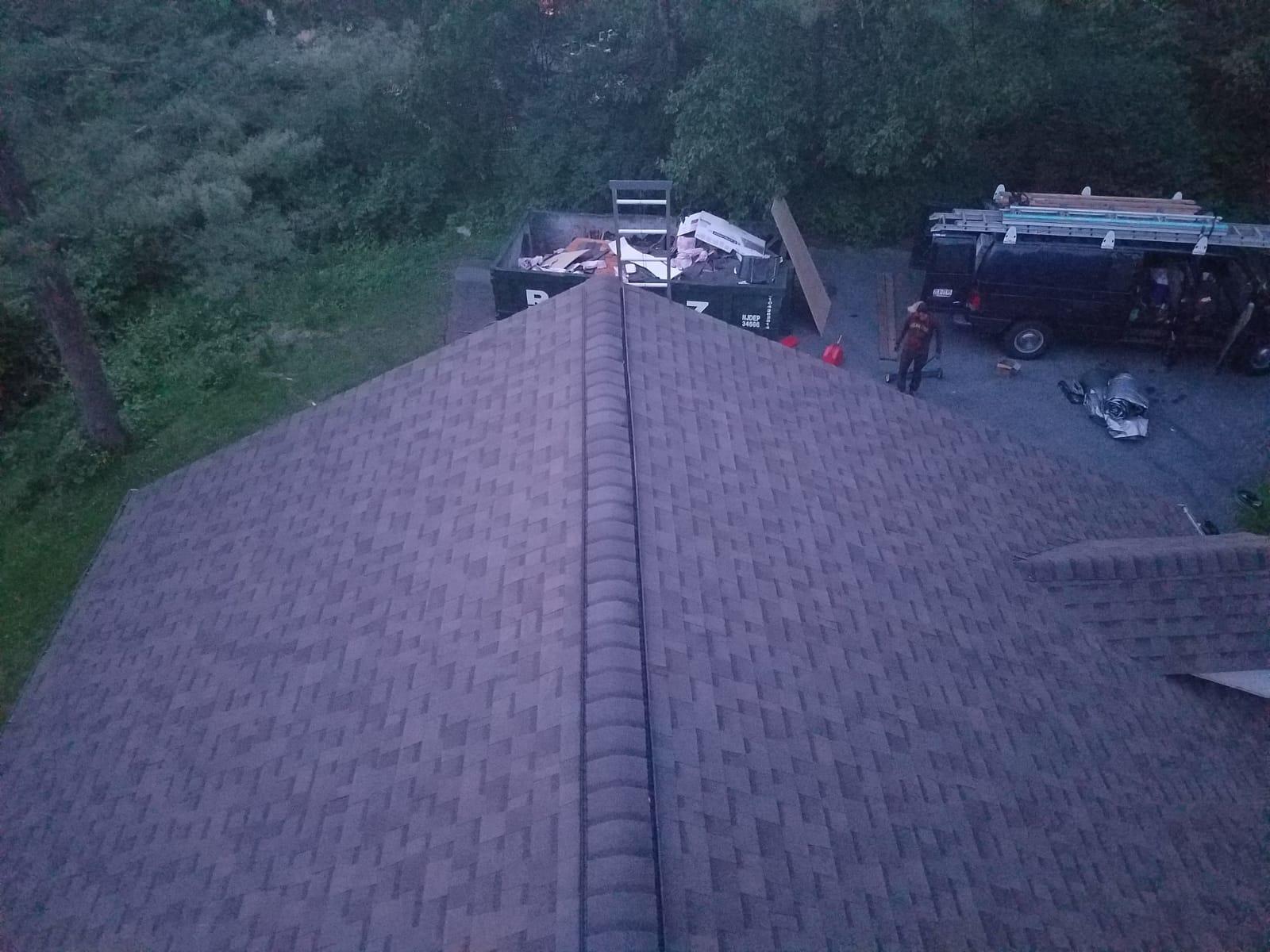 Green Eco Solutions Roof Replacement Owens Corning Ridge Vents In Ransom Pa