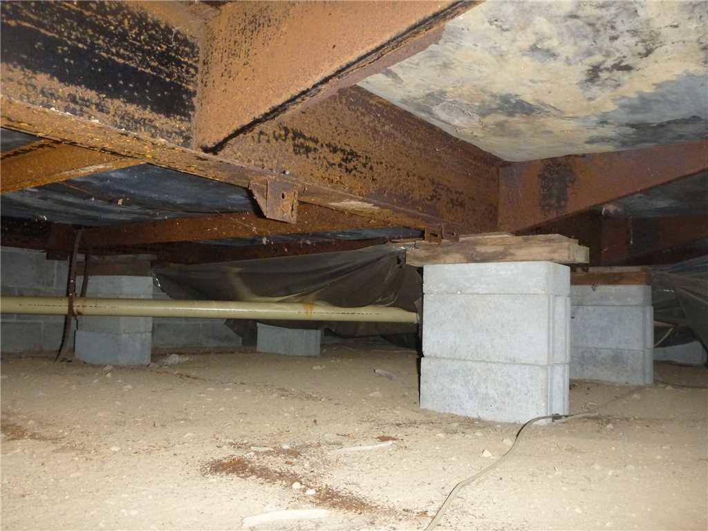 Foundation Repair Lake, MI Crawl Space Restoration Cinder Blocks
