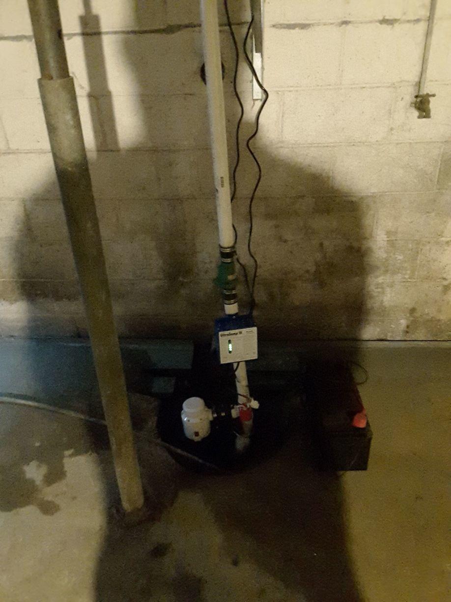 Basement Waterproofing Philo Home Waterproofed TripleSafe Sump Pump