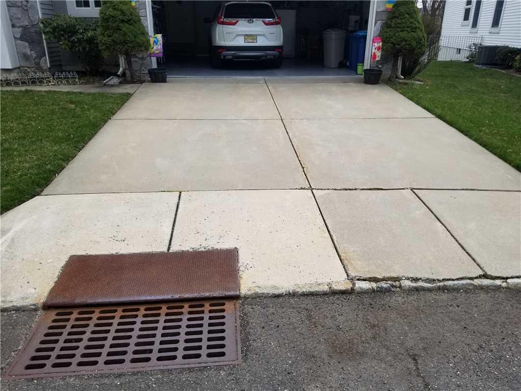 Driveway Leveled with PolyLevel in Monroe Township Uneven Driveway Area