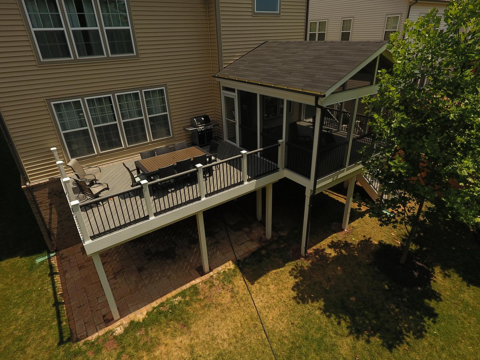 MC Fence And Deck Decks and Porches Modern Deck and Porch