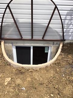 Rockwell Window Well And Egress Window Installed In Troy Oh Rockwell Window Well Cover
