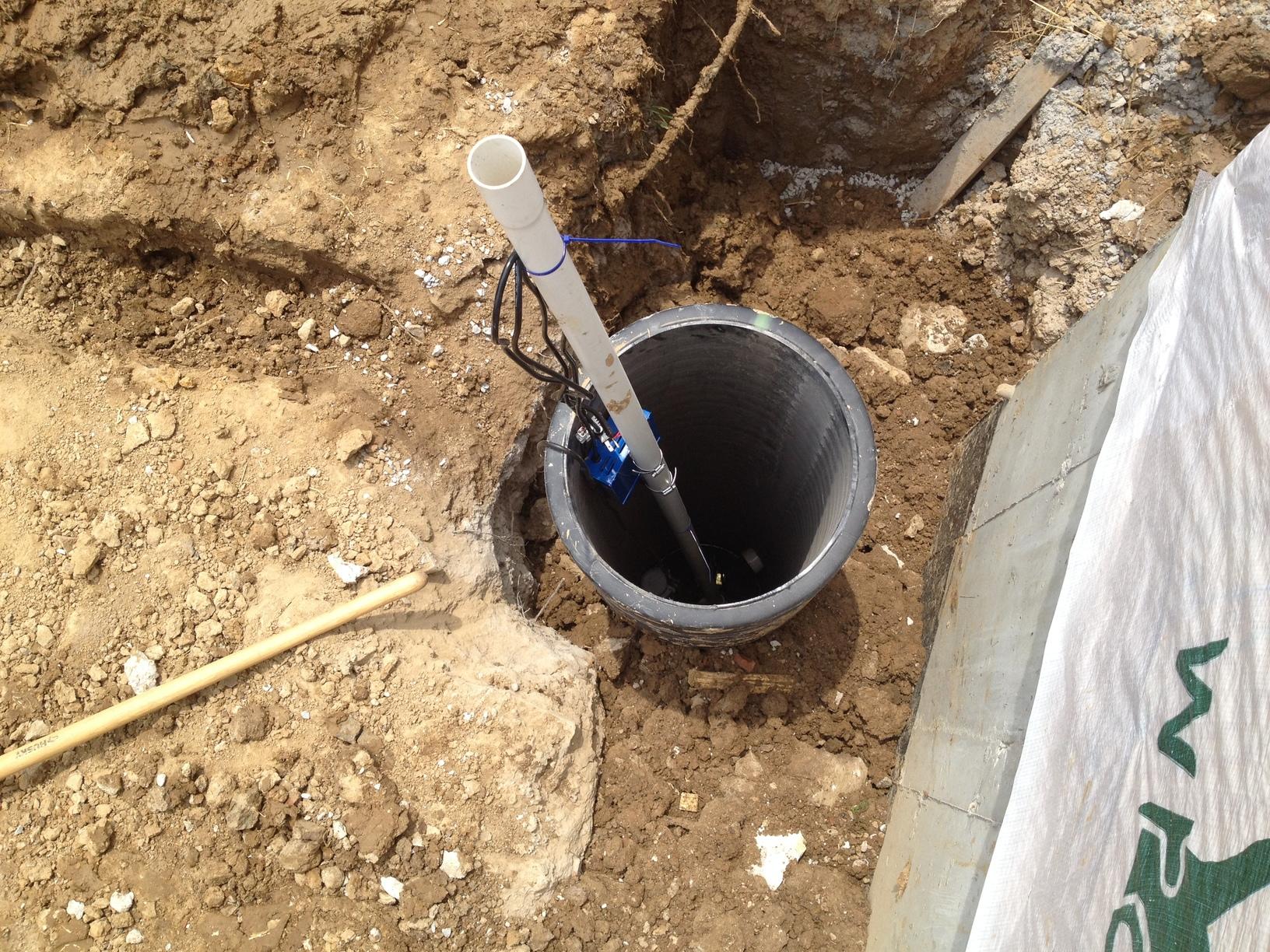 Basement Waterproofing Outside Sump Pump in Olivette MO Solid Sump