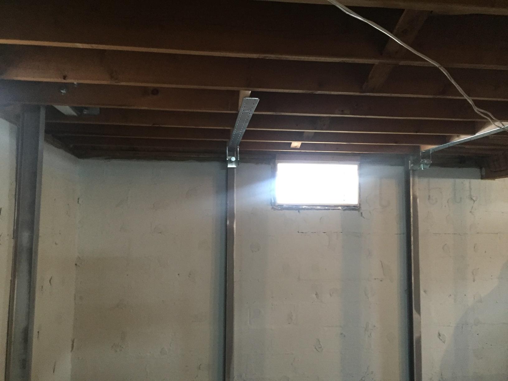 PowerBrace Wall Repair, Bedford, NH Leaning Wall Stabilization