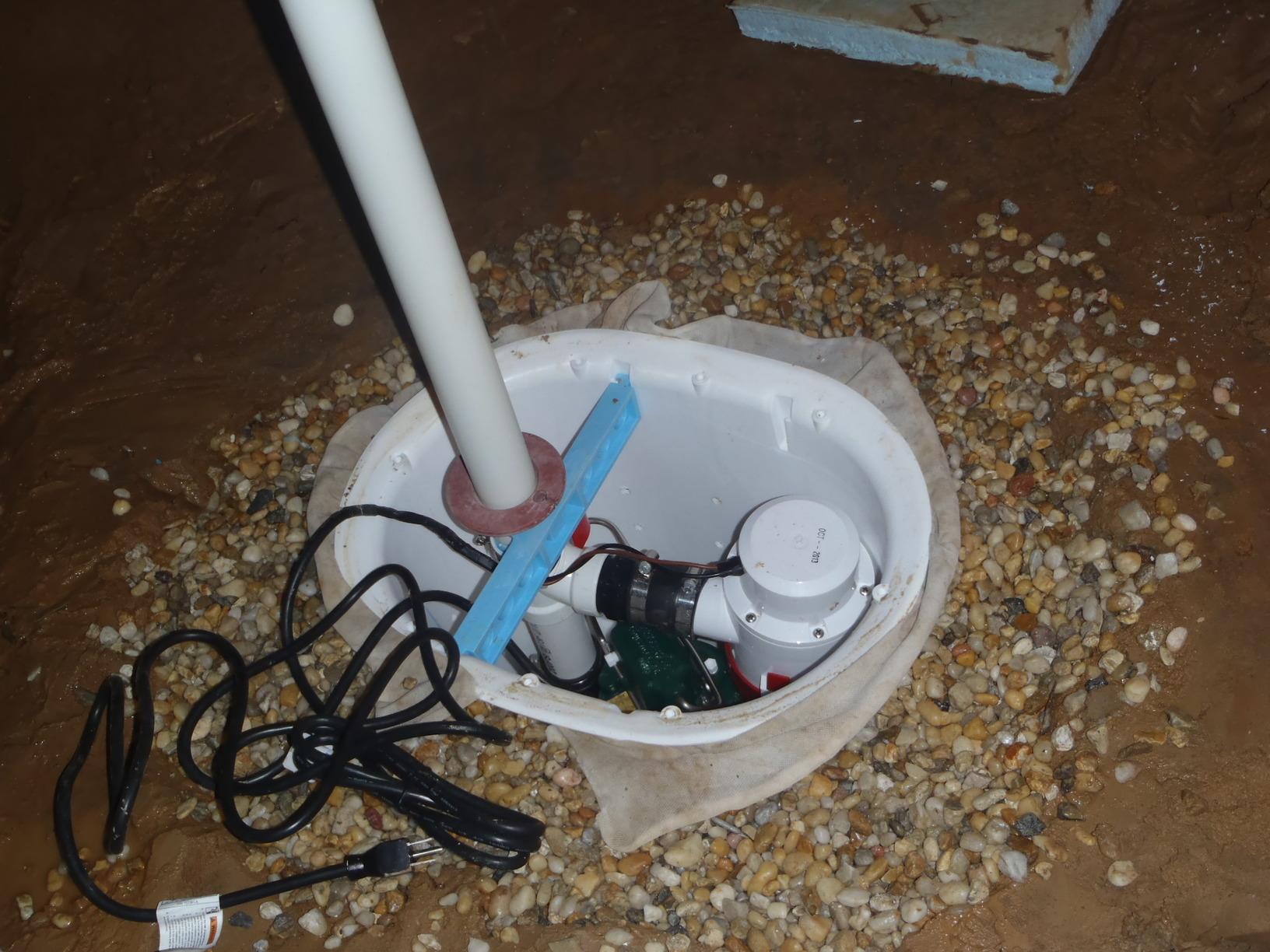 Crawl Space Repair Sump Pump Drainage System in Magnolia, DE Sump
