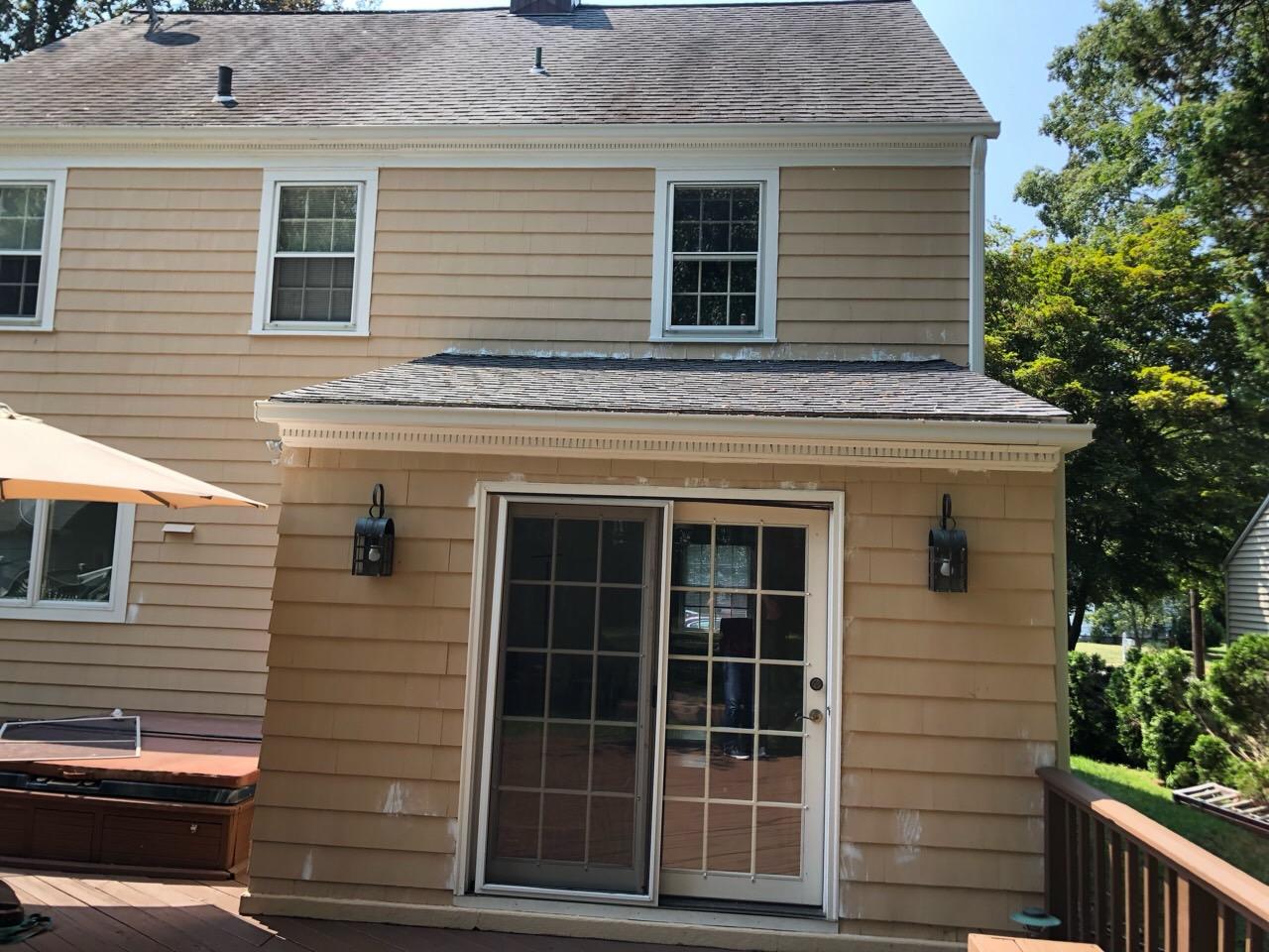 Residential Painting Exterior Painting Touch ups in North Haven, CT Exterior Prep Work