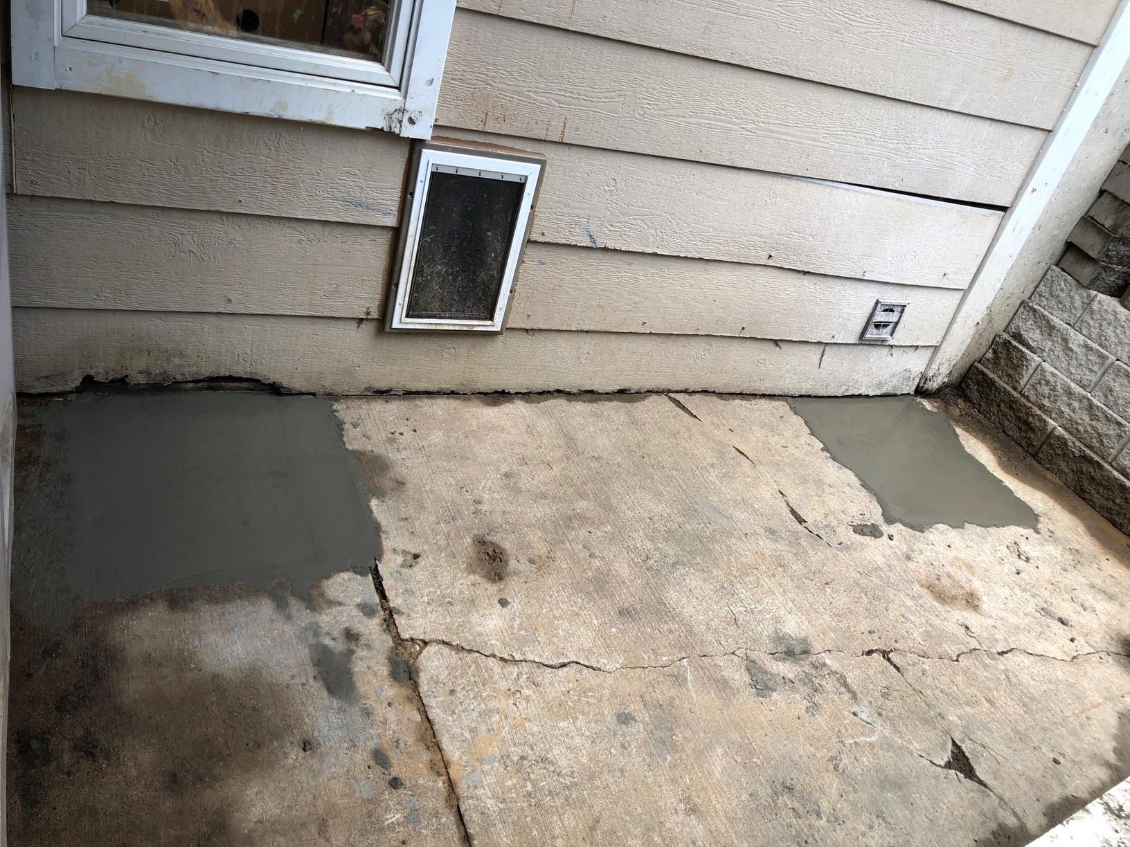 Foundation Repair Foundation Settlement Solution Cracked Patio