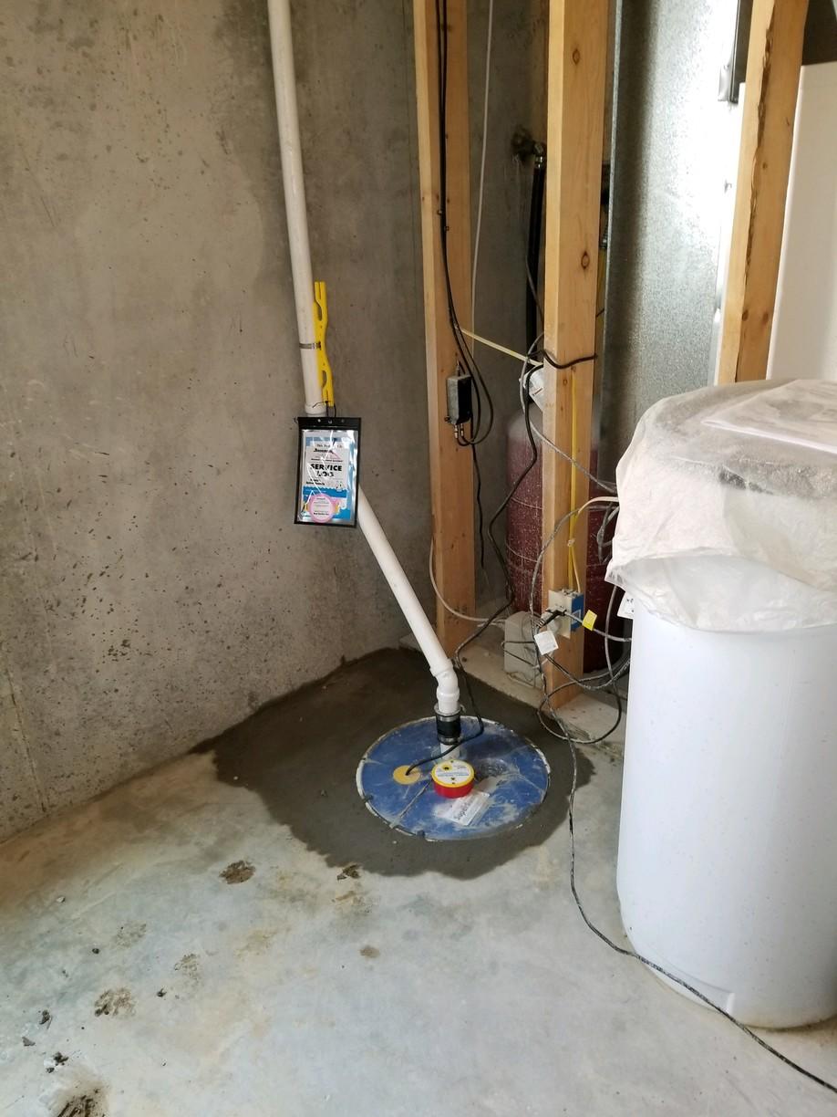 Egress Window installed in Deputy IN SuperSump Premier Sump Pump System.