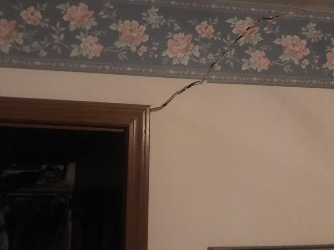 Foundation Repair Cracking Throughout the House Caused by Settling