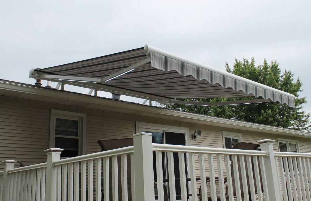 Sunrooms New Awning in Rochester Awning Dimensions
