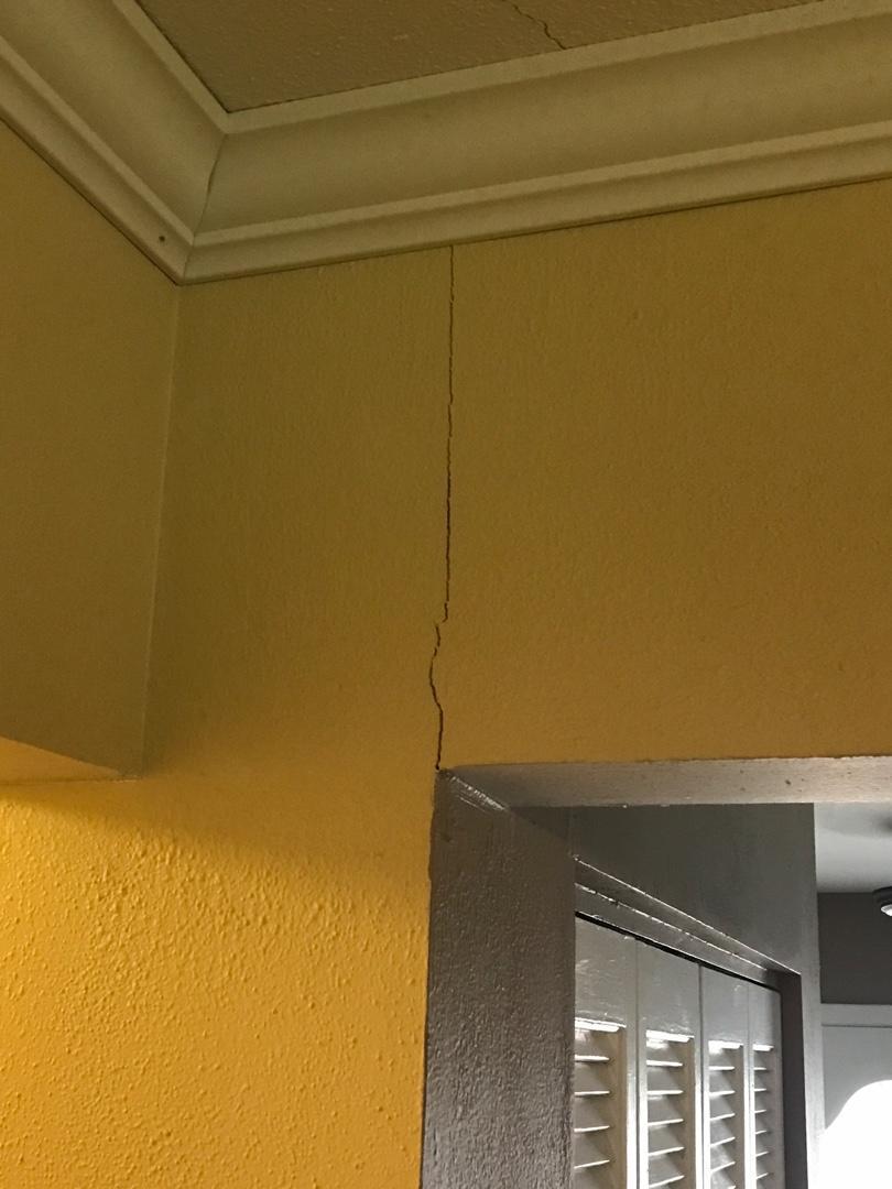 Foundation Repair Wall Support with PowerBrace Corner Cracks