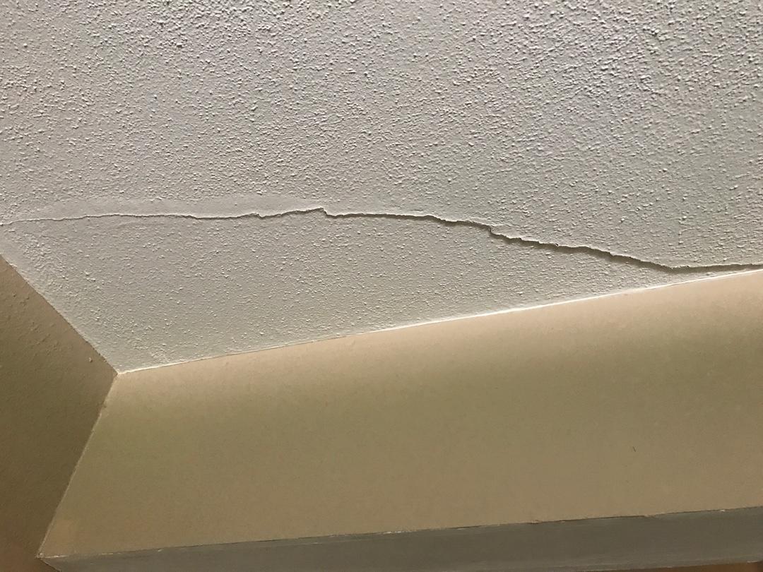 Foundation Repair Wall Support with PowerBrace Hairline Cracks