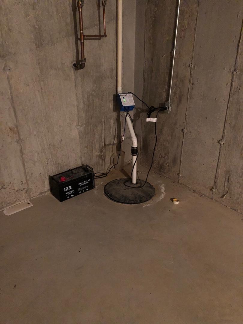 Basement Waterproofing Waterproofing in O'Fallon IL Old Sump Pump