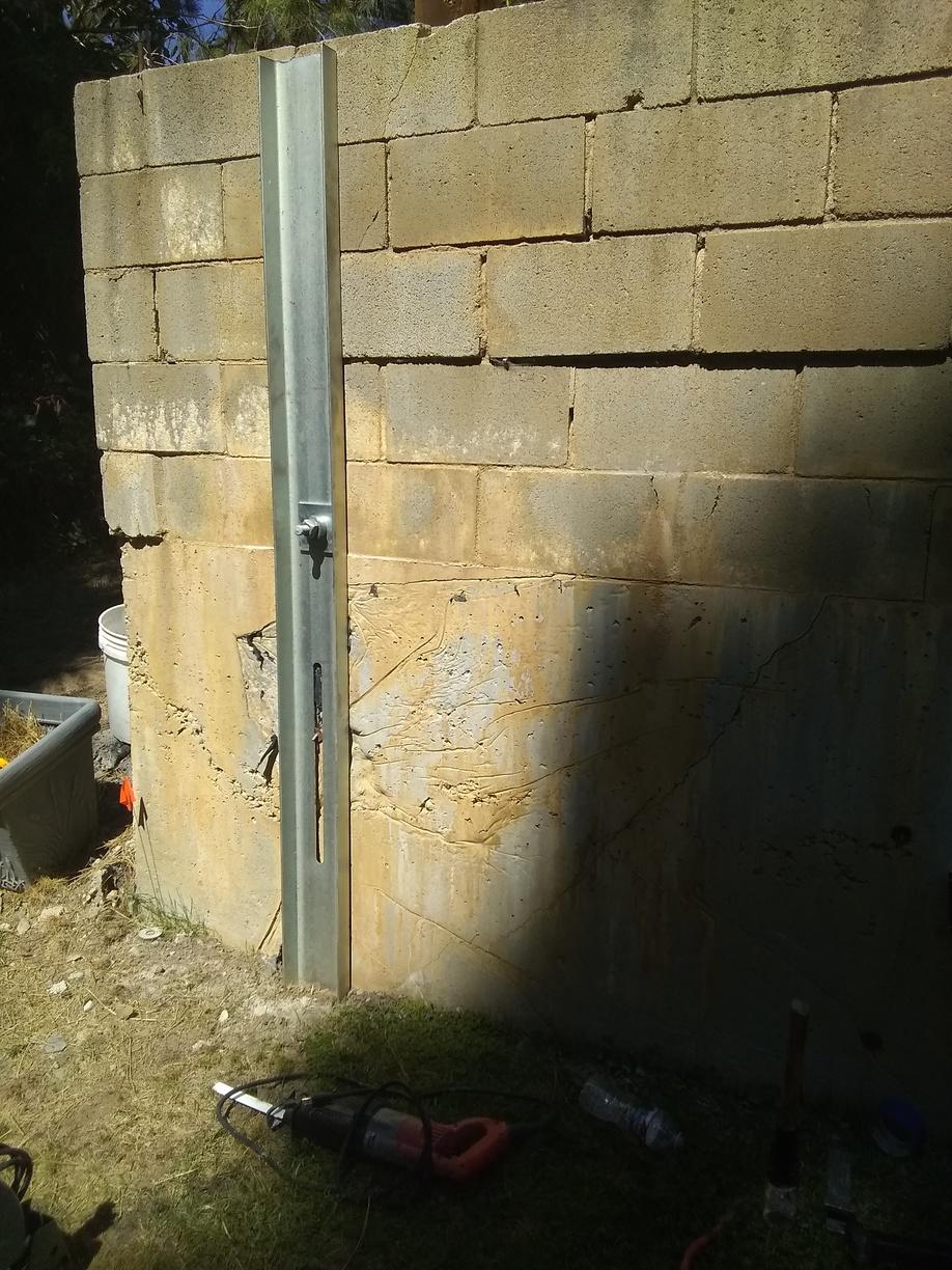 Foundation Repair GeoLock retaining wall in Garden Valley, ID Geo