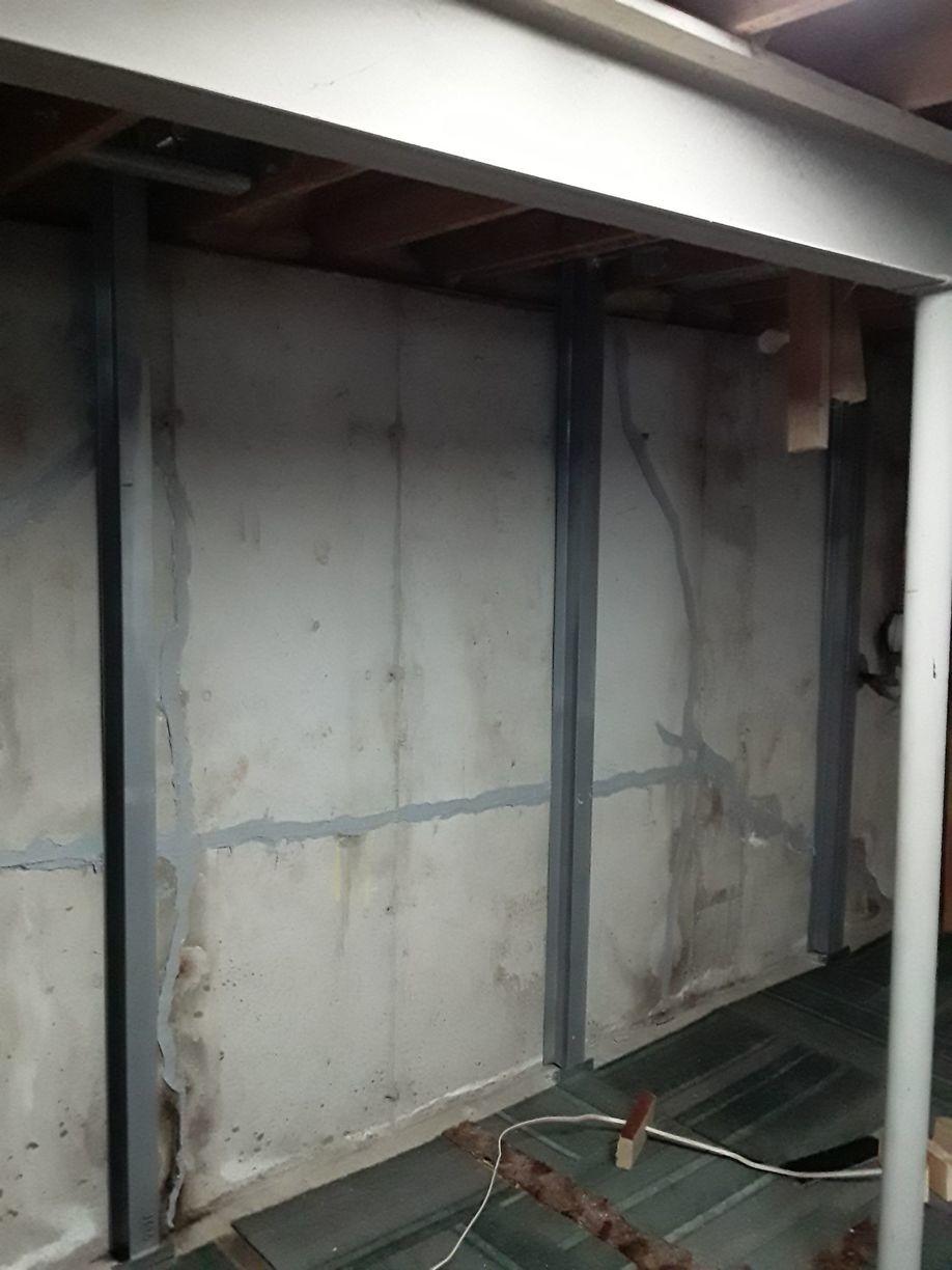 Foundation Repair - Wall Support with PowerBrace - PowerBrace System