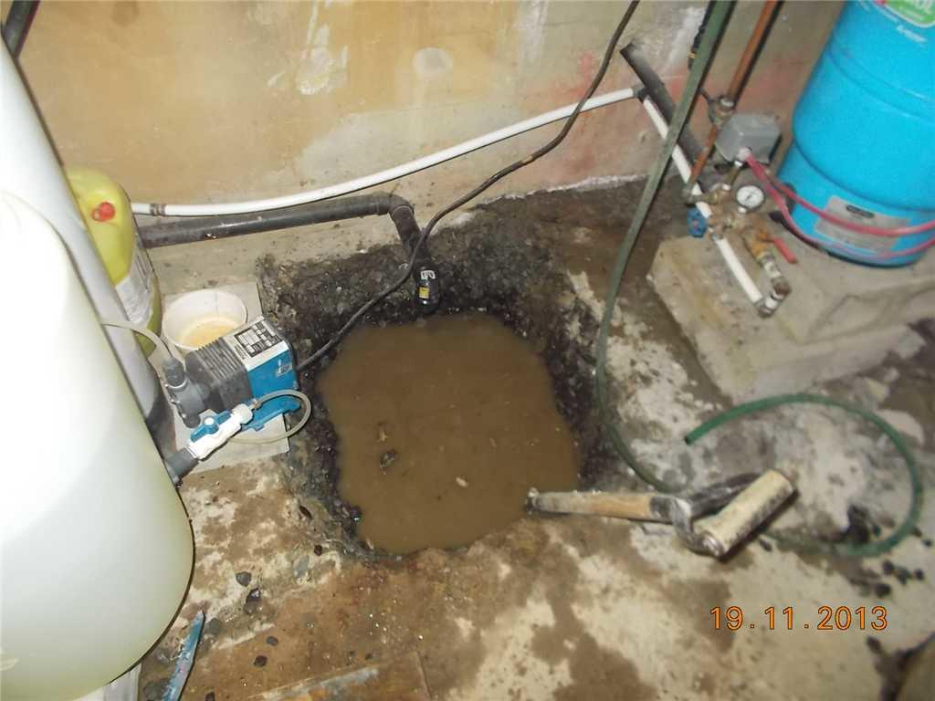 Sump Pump Installation Waterproofing a basement in Foster, Qc Old