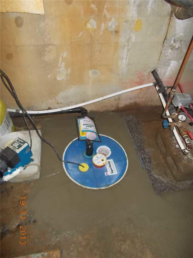 Sump Pump Installation Waterproofing a basement in Foster, Qc