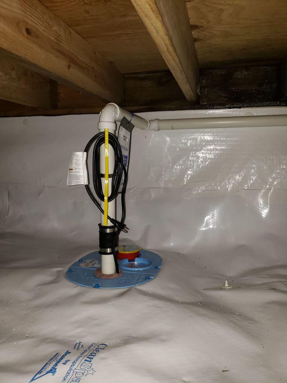 Crawl Space Repair - Crawl Space Transformation in Mount Vernon, IL - UltraSump