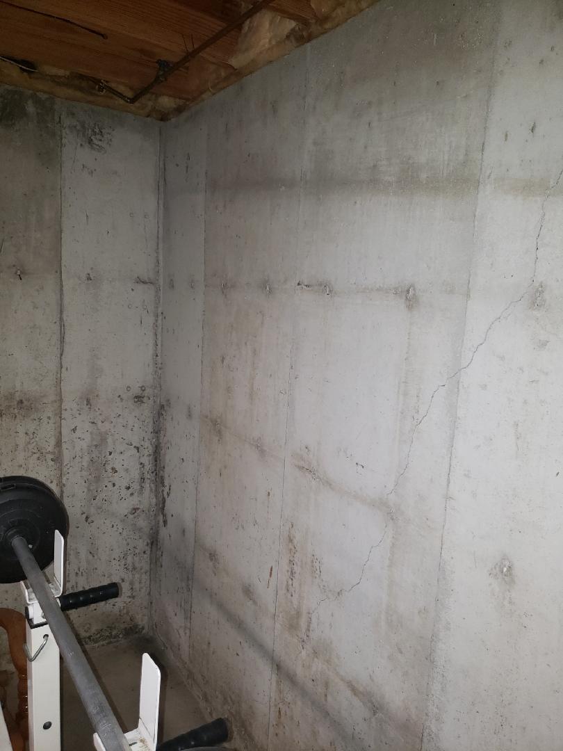 Basement Waterproofing PowerBrace Wall Support Hairline Cracks
